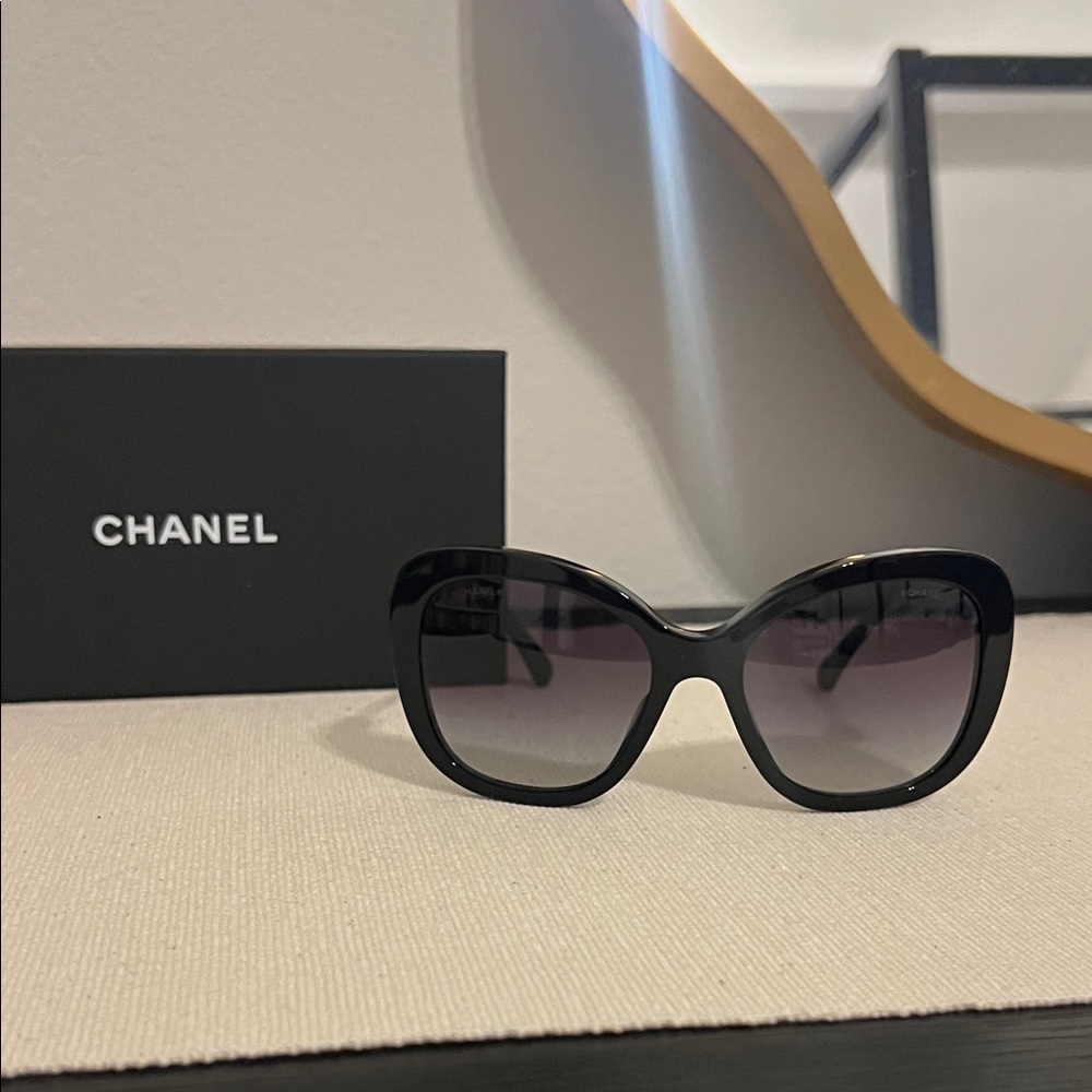 CHANEL Black Gradient Women's Sunglasses (Sold on Fashionphile)